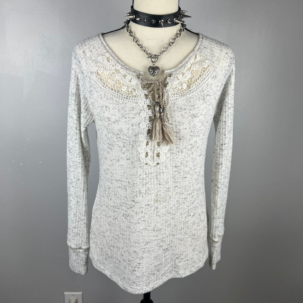 Boho knitted tied long sleeve